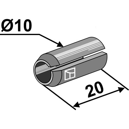 LS01-APP-011 - Pasador - Ø10x20