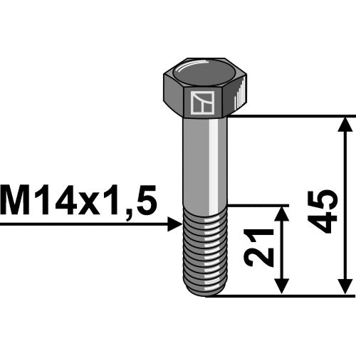 LS01-TRP-012 - Tornillo cabeza hexagonal paso fino - M14x1,5 - 12.9