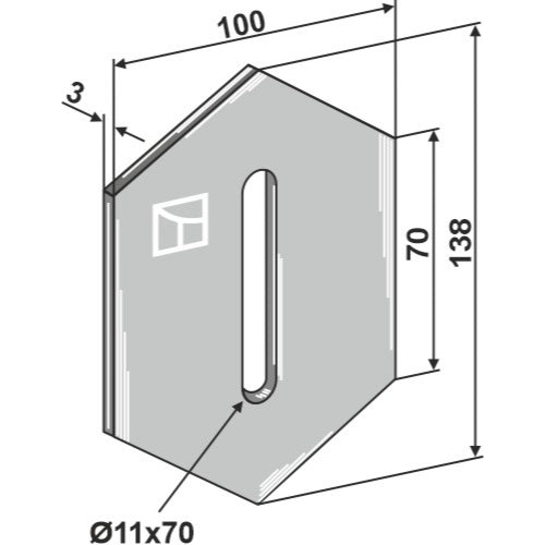 LS01-RRP-031 - Rascador para rodillos packer - Adaptable para Lely