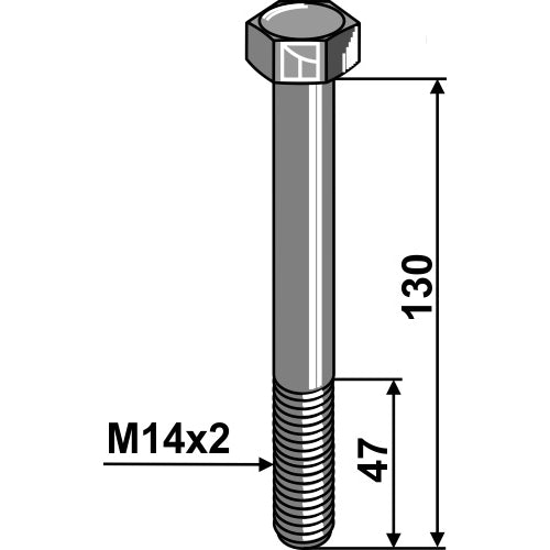 Tornillo - M14x130 - 10.9 - LS03-TSM-037