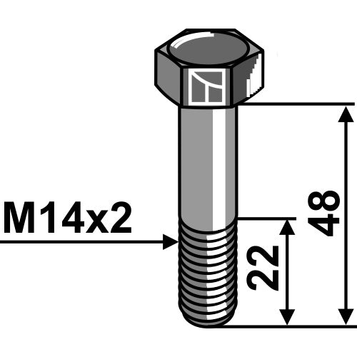 Tornillo - M14x2 - LS03-TSM-040