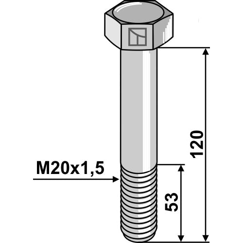 Tornillo - M20x1-5 - LS03-TSM-067