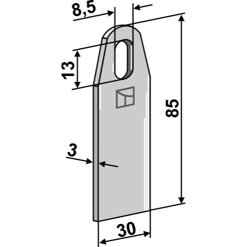 Cuchilla trituradora - LS03-CUD-001