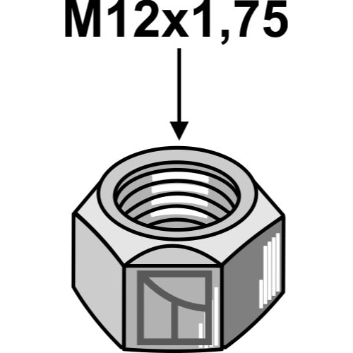 Tuerca autoblocante - M12x1-75 - LS03-TSM-101