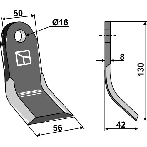 LS03-CUD-148 - Cuchilla - Y - Adaptable para Ferri / Tortella