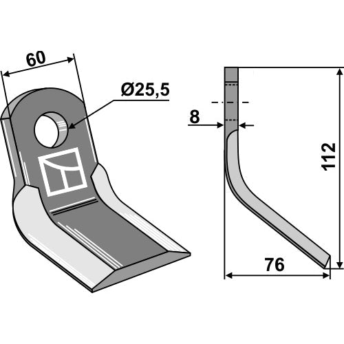 Cuchilla - Y - LS03-CUD-214