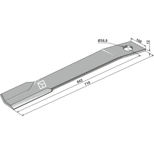 Cuchilla - lado izquierdo - LS03-CUD-275