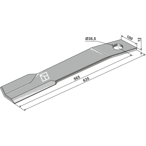 Cuchilla - lado derecho - LS03-CUD-279