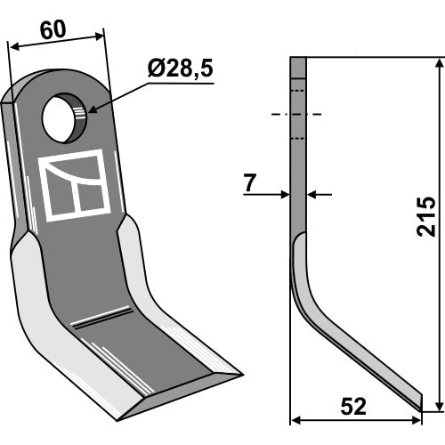 LS03-CUD-326 - Cuchilla - Y - Adaptable para Sauerburger