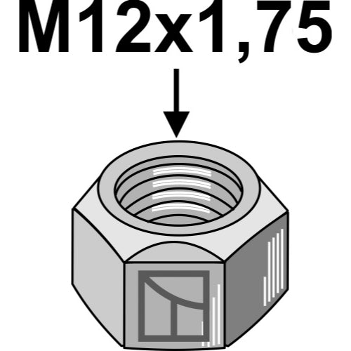 Tuerca autoblocante - M12 - 10.9 - LS03-TSM-160