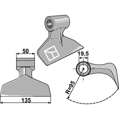 Martillo de trituradora - LS03-MPT-030