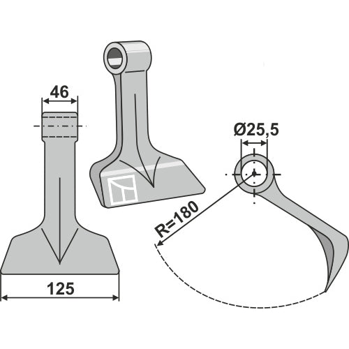 Martillo de trituradora - LS03-MPT-036