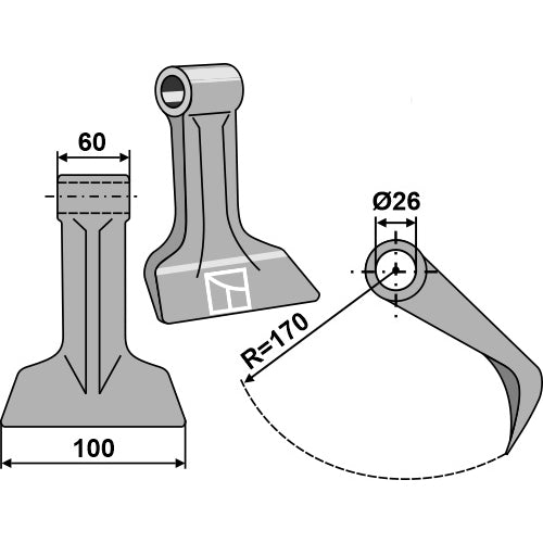 Martillo de trituradora - LS03-MPT-037