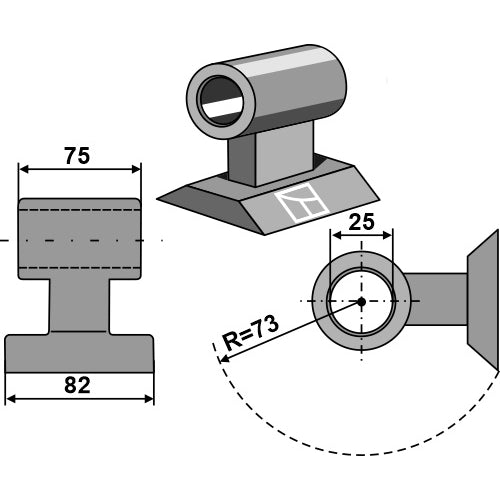 Martillo de trituradora - LS03-MPT-115