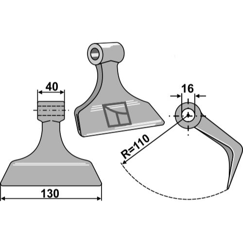 Martillo de trituradora - LS03-MPT-124