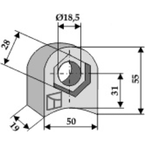 Brida de sujeción - LS03-TSM-164