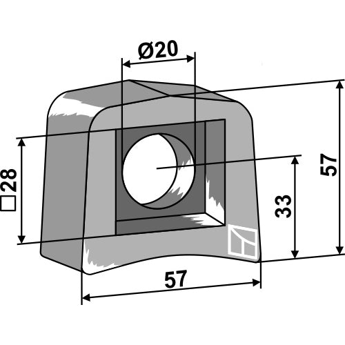 Brida de sujeción - LS03-TSM-180