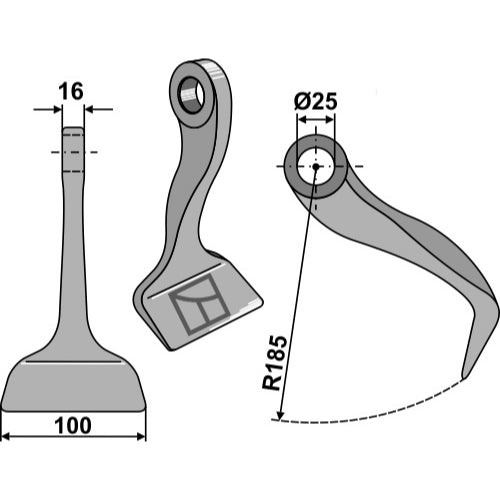 Martillo de trituradora - LS03-MPT-129