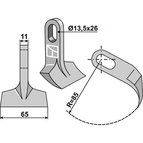 Martillo de trituradora - LS03-MPT-131