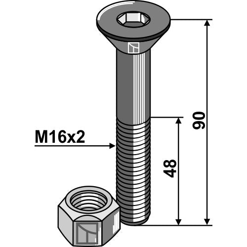 Tornillo Allen - LS03-TSM-183