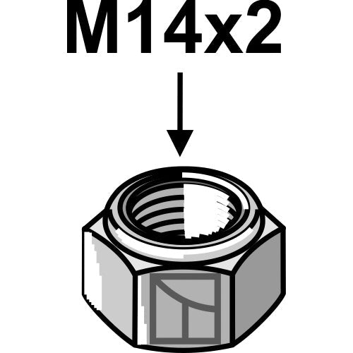 Tuerca autoblocante - M14x2 - LS03-TSM-185