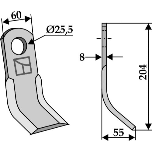 Cuchilla - Y - LS03-CUD-471