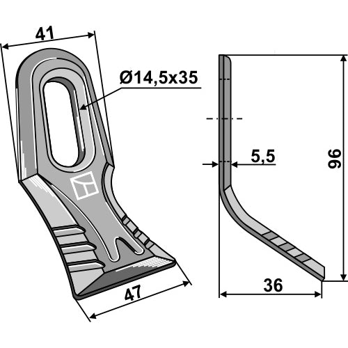 Cuchilla - Y - LS03-CUD-539