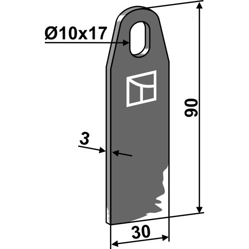 Cuchilla trituradora - LS03-CUD-542