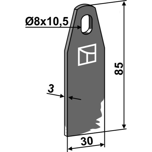 Cuchilla trituradora - LS03-CUD-547