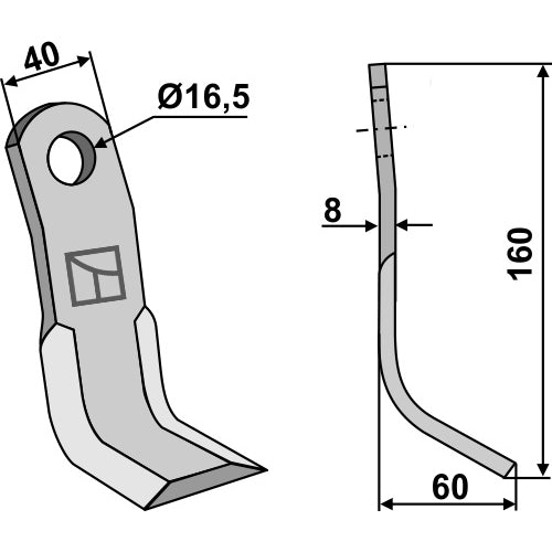 Cuchilla - Y - LS03-CUD-558