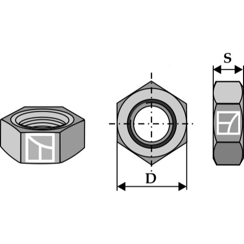 Contratuerca hexagonal - LS13-CTH-007