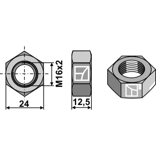 LS13-CTH-023 - Contratuerca hexagonal