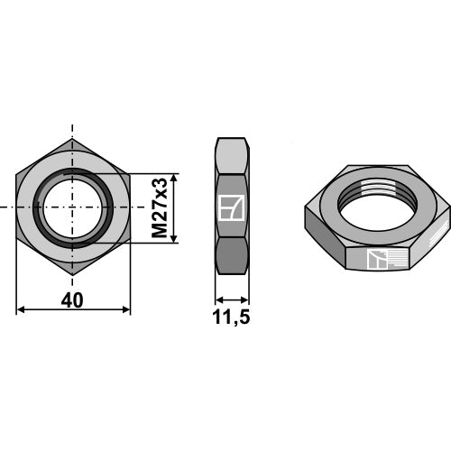 LS13-CTH-026 - Contratuerca hexagonal