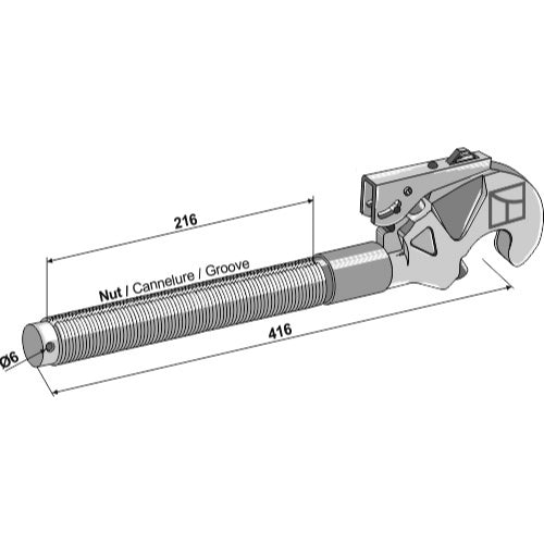 Enganche rápido 1.3/4" - LS13-EGR-002