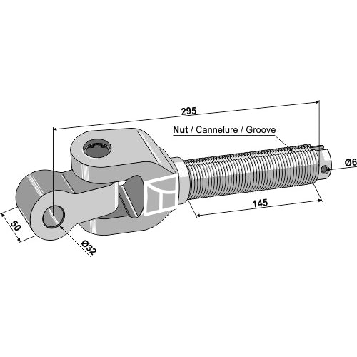 Cabezal articulado 1 3/4" - LS13-TAA-021
