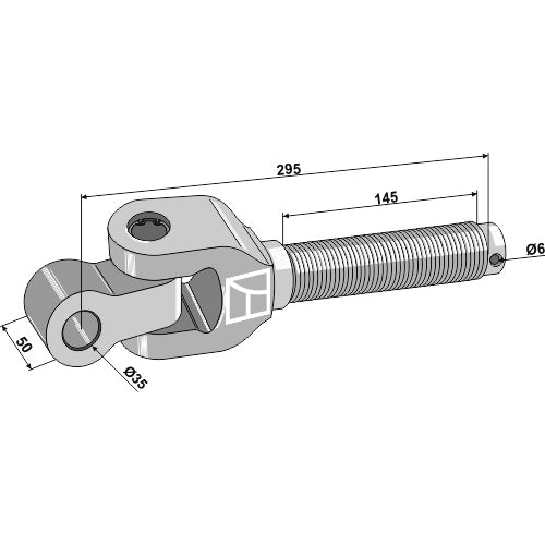 Cabezal articulado 1-3/4" - LS13-TAA-023