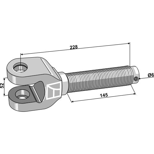 Horquilla 1.3/4" - LS13-TAA-030