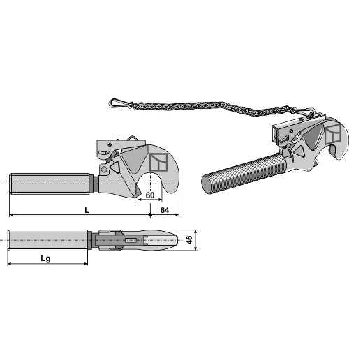 Enganche rápido M36x4 - LS13-EGR-006