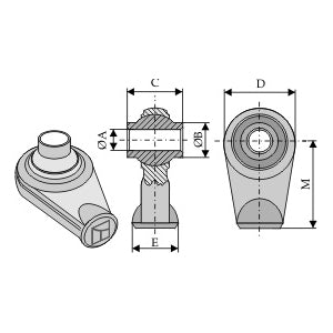 Rótula soldar - LS13-RST-004