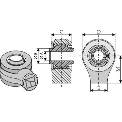 Rótula soldar - LS13-RST-020