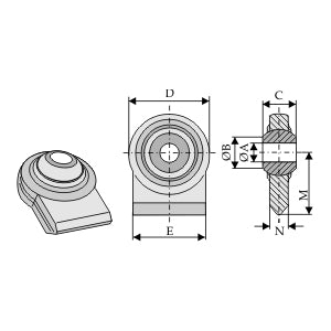 Rótula soldar - LS13-RST-025