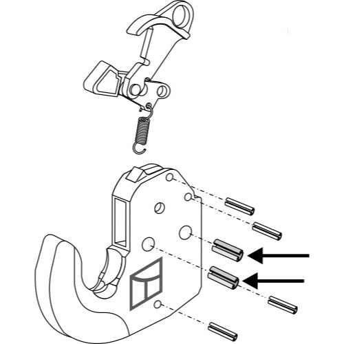 Pasador de apriete 2 piezas - LS13-EGR-097