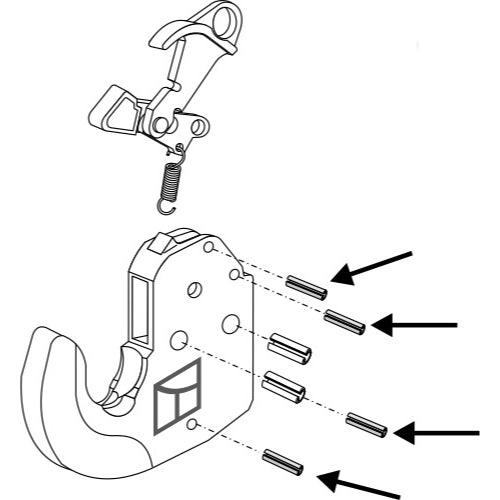 Pasador de apriete 4 piezas - LS13-EGR-098