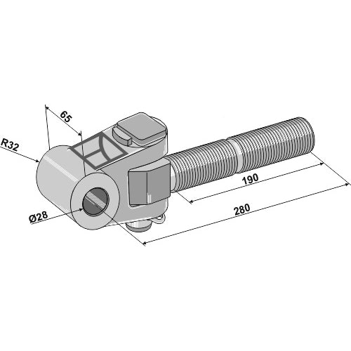 Cabezal articulado  M36x3 - LS13-TAA-112