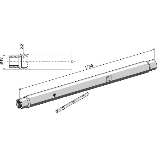 Tubo M30x3-5 - LS13-TTB-095