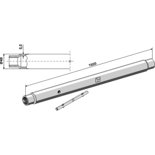 Tubo M30x3-5 - LS13-TTB-097