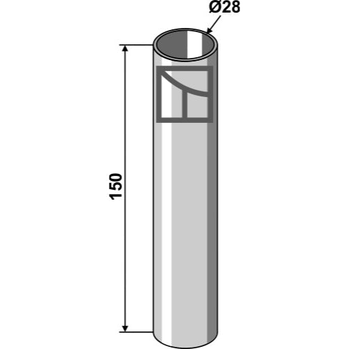 LS05-TSB-086 - Alargador de tubo - Adaptable para Bourgault