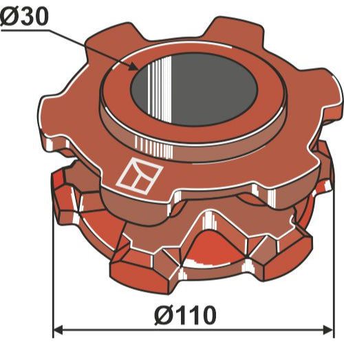 Piñón - Ø 110 - LS10-PIN-058