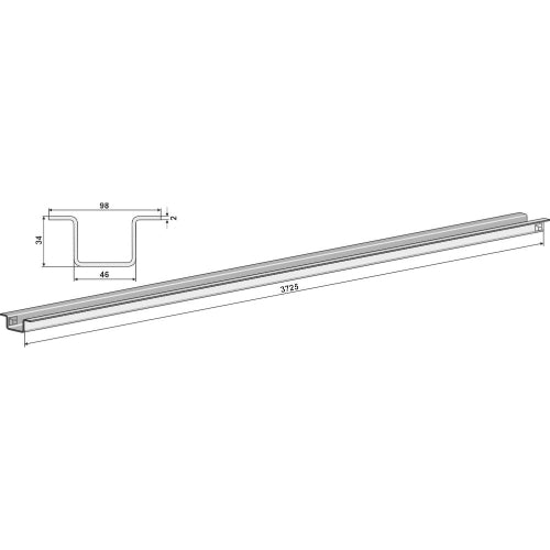 Carril de guía - LS10-CGU-002