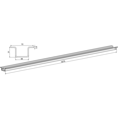 Carril de guía - LS10-CGU-001